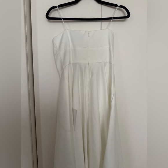 NWT | JAYGODFREY White midi Strapless Dress with Sweetheart Neckline Size 6 - Picture 13 of 13